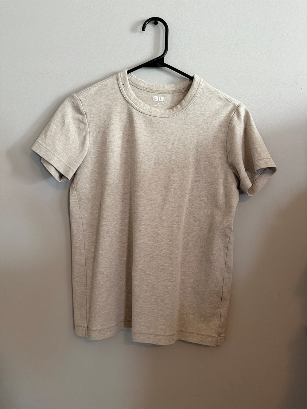 Uniqlo Short Sleeve Crew Neck Tee - Light Beige